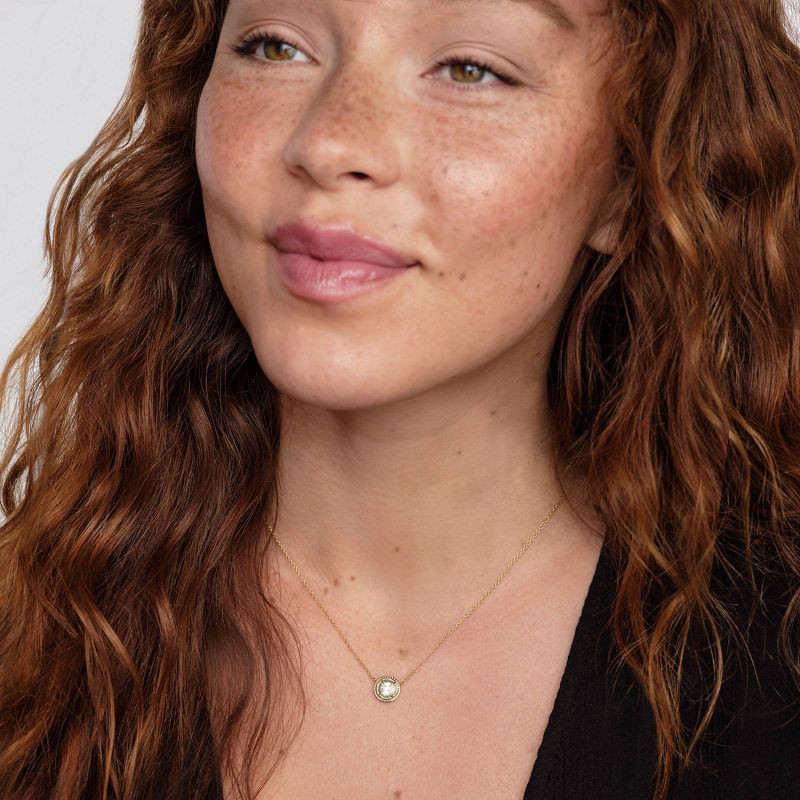 slide 3 of 3, Kendra Scott Metal Baseball Pendant Necklace - Gold/Silver, 1 ct