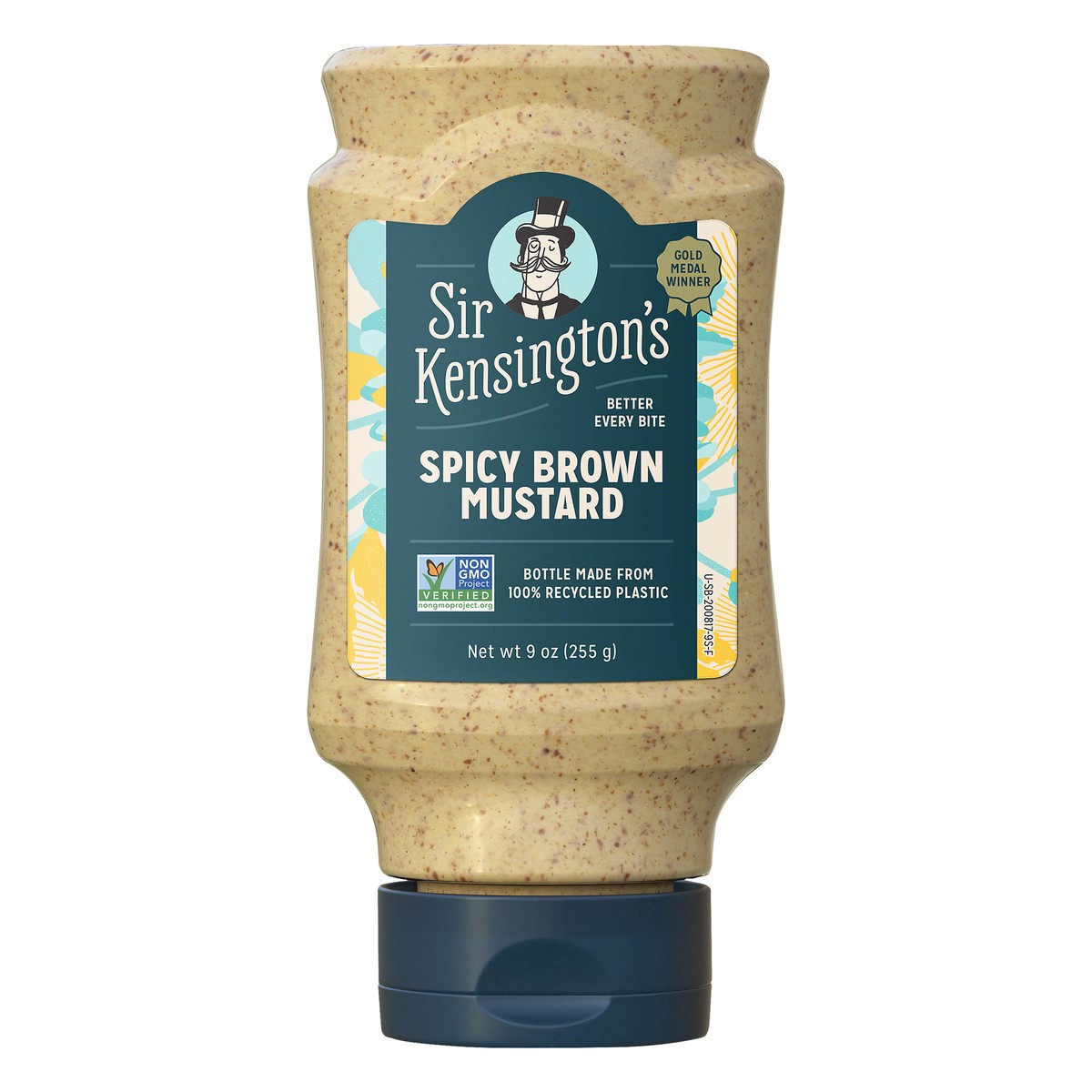 slide 3 of 7, Sir Kensington's SK MUSTARD Spicy Brown SQ, 9 oz