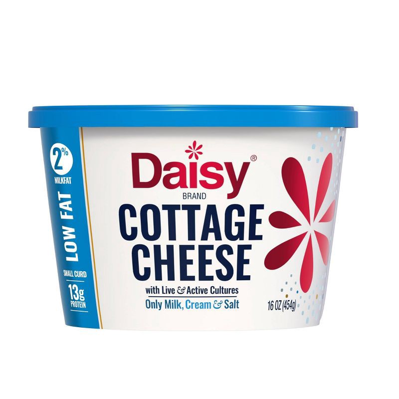 slide 1 of 4, Daisy Brand Cottage Cheese 2% - 16oz, 16 oz