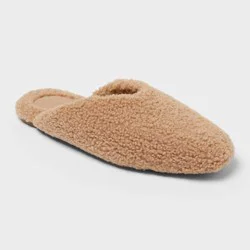 Women's Cozy Alpine Kylar Mule Slippers - Universal Thread™ Tan 8
