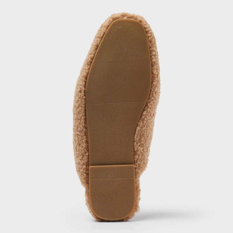 slide 4 of 4, Women's Cozy Alpine Kylar Mule Slippers - Universal Thread™ Tan 10, 1 ct
