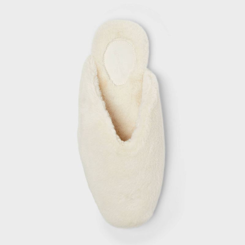 slide 3 of 4, Women's Cozy Alpine Kylar Mule Slippers - Universal Thread™ Cream 7, 1 ct