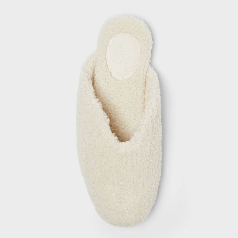 slide 3 of 4, Women's Cozy Alpine Kylar Mule Slippers - Universal Thread™ Off-White 7, 1 ct