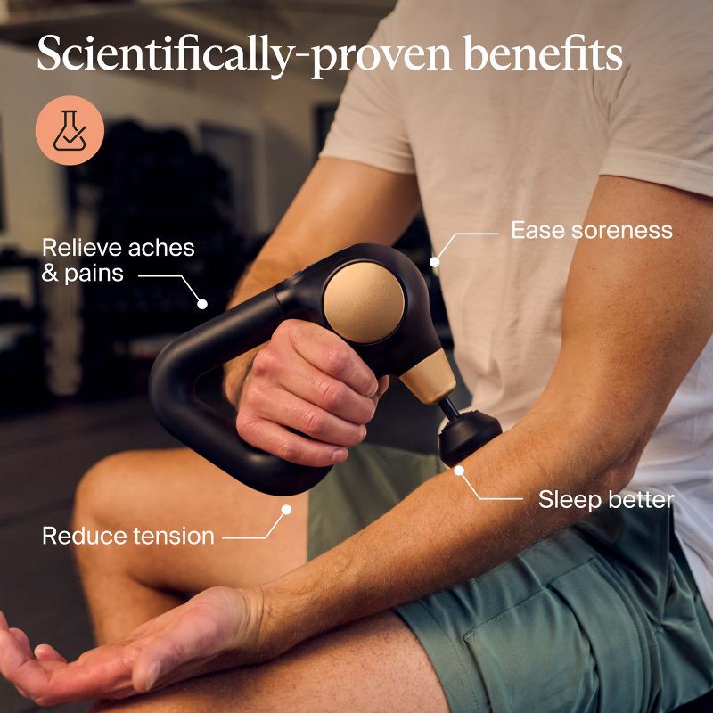 slide 4 of 13, Therabody Theragun Sense (2nd Generation) Massage Gun - Relaxing Massage with Built-In Guided Routines, 1 ct