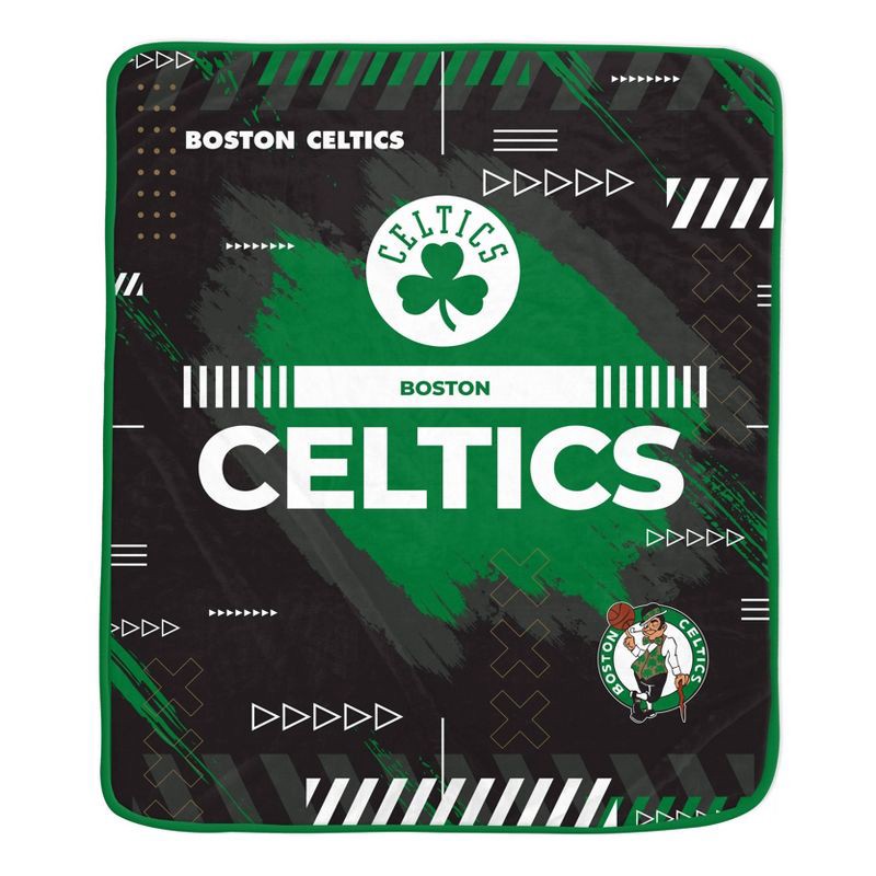 slide 1 of 2, NBA Boston Celtics 50"x60" Game Tech Ultra Soft Blanket, 1 ct