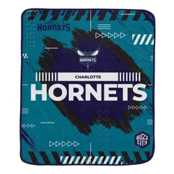 NBA Charlotte Hornets 50"x60" Game Tech Ultra Soft Blanket
