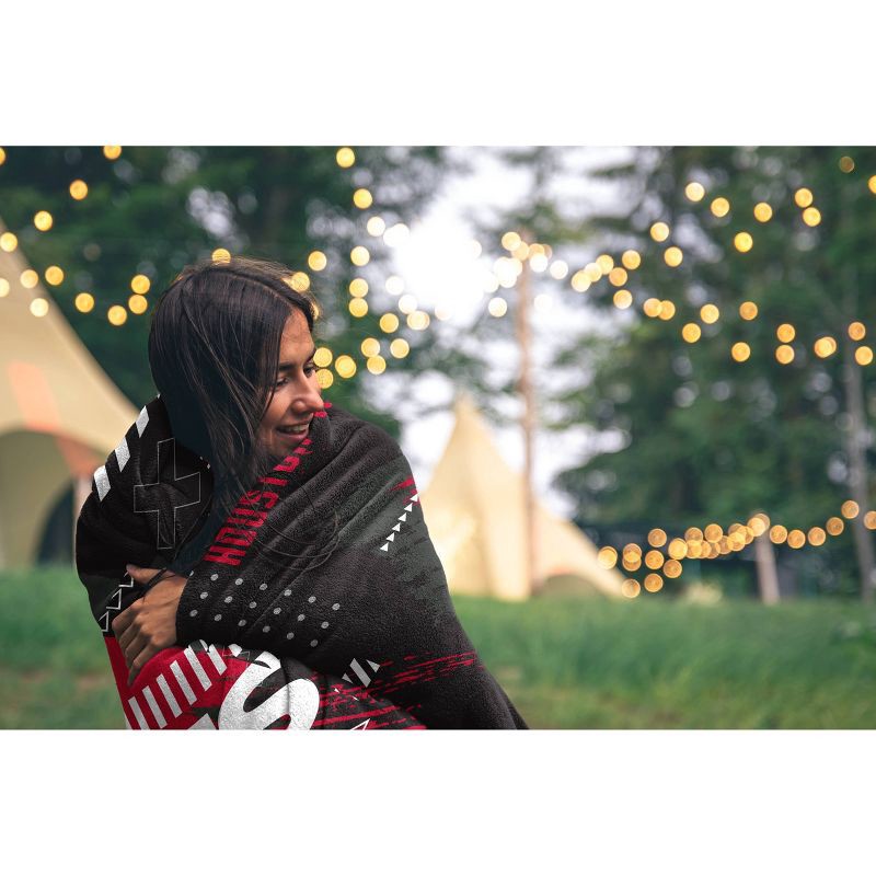 slide 2 of 2, NBA Houston Rockets 50"x60" Game Tech Ultra Soft Blanket, 1 ct