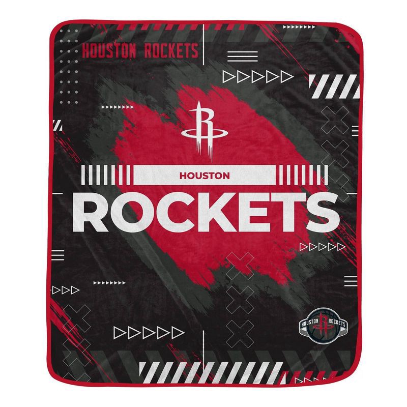 slide 1 of 2, NBA Houston Rockets 50"x60" Game Tech Ultra Soft Blanket, 1 ct
