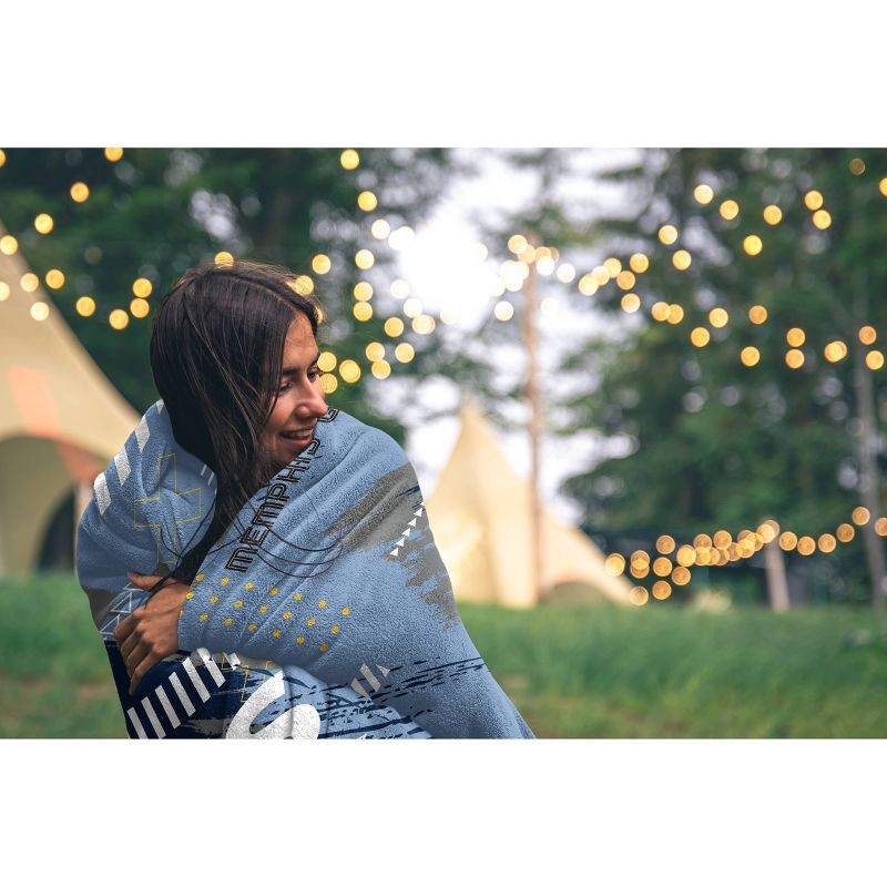 slide 2 of 2, NBA Memphis Grizzlies 50"x60" Game Tech Ultra Soft Blanket, 1 ct