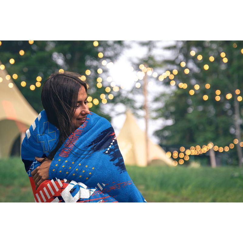 slide 2 of 2, NBA Oklahoma City Thunder 50"x60" Game Tech Ultra Soft Blanket, 1 ct