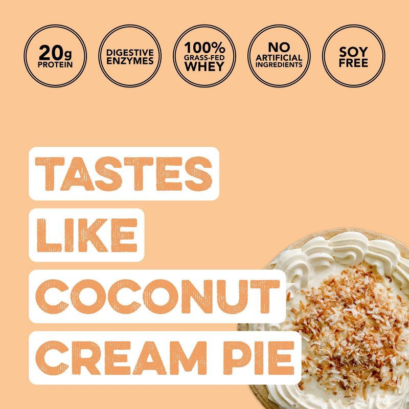 slide 3 of 9, Clean Simple Eats Protein Powder - Coconut Cream - Whey Protein Isolate - 1.2oz/1 Stick, 1.2 oz