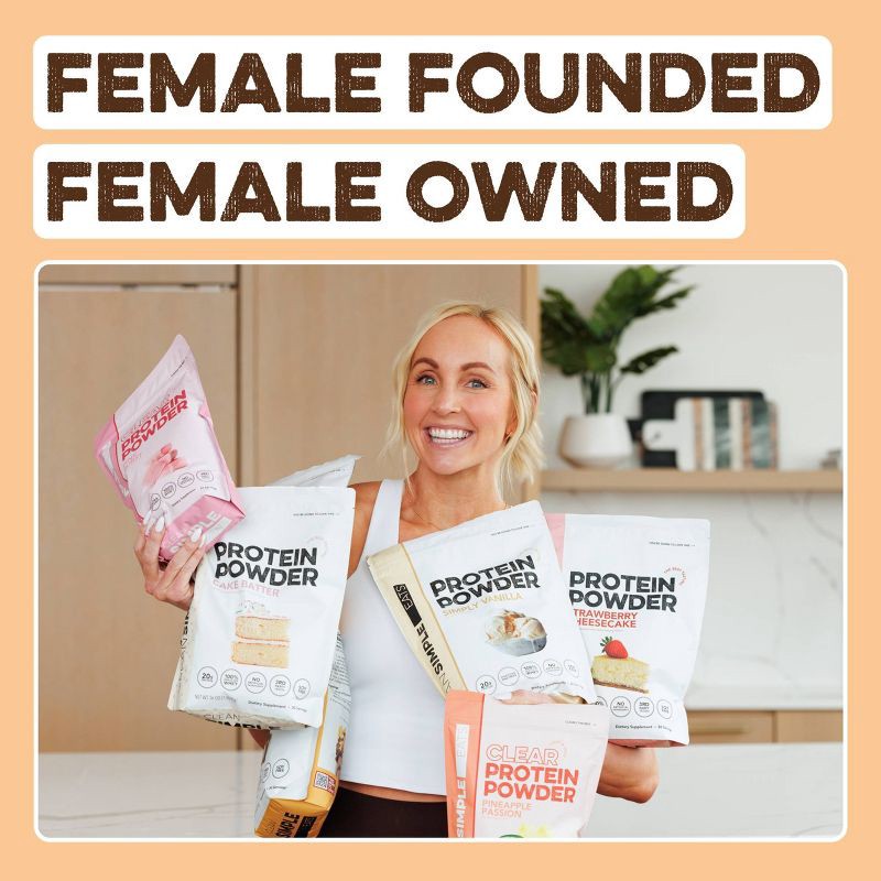 slide 8 of 9, Clean Simple Eats Protein Powder - Coconut Cream - Whey Protein Isolate - 1.2oz/1 Stick, 1.2 oz