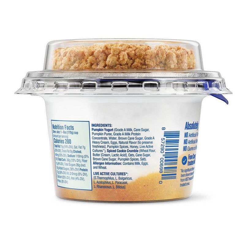 slide 2 of 3, Ellenos Pumpkin Pie Parfait Indulgent Yogurt - 6oz, 6 oz