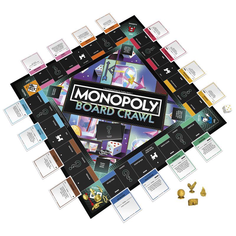 slide 9 of 15, Hasbro Gaming Monopoly Crawl Board Game, 1 ct