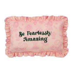 Wicked: For Good x Katie Kime 'Be Fearlessly Amazing' Rectangle Throw Pillow Pink