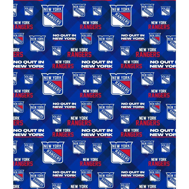 slide 1 of 4, NHL New York Rangers 60"x70" Uplift Chenille Throw Blanket, 1 ct