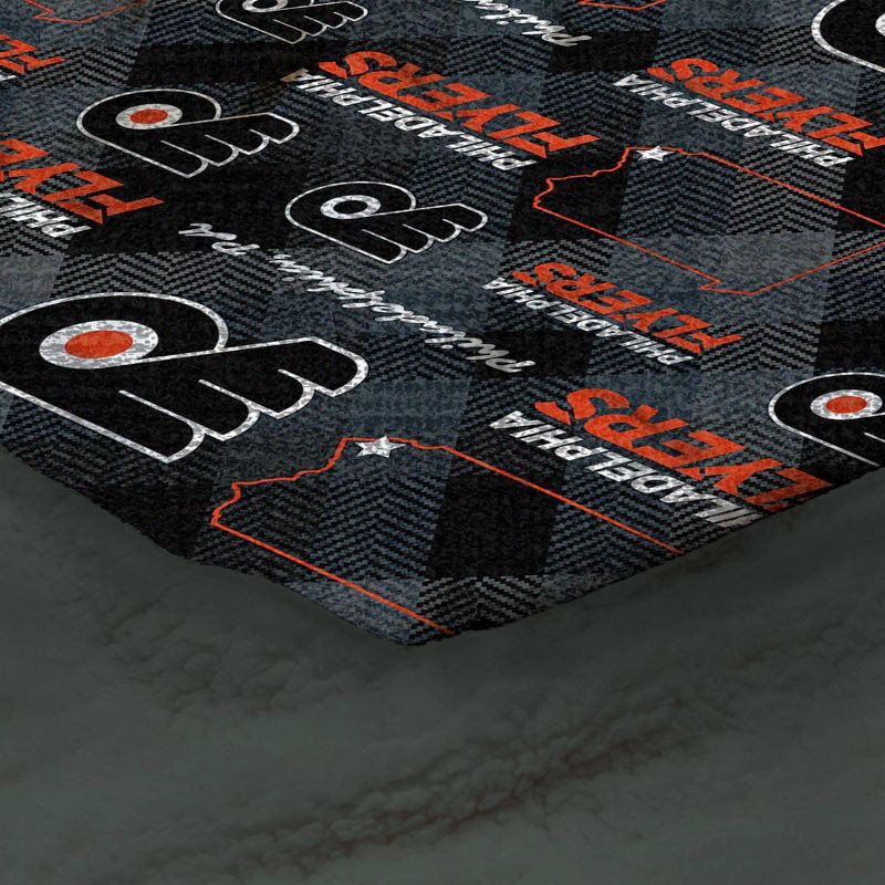 slide 2 of 3, NHL Philadelphia Flyers 60"x70" Uplift Chenille Throw Blanket, 1 ct