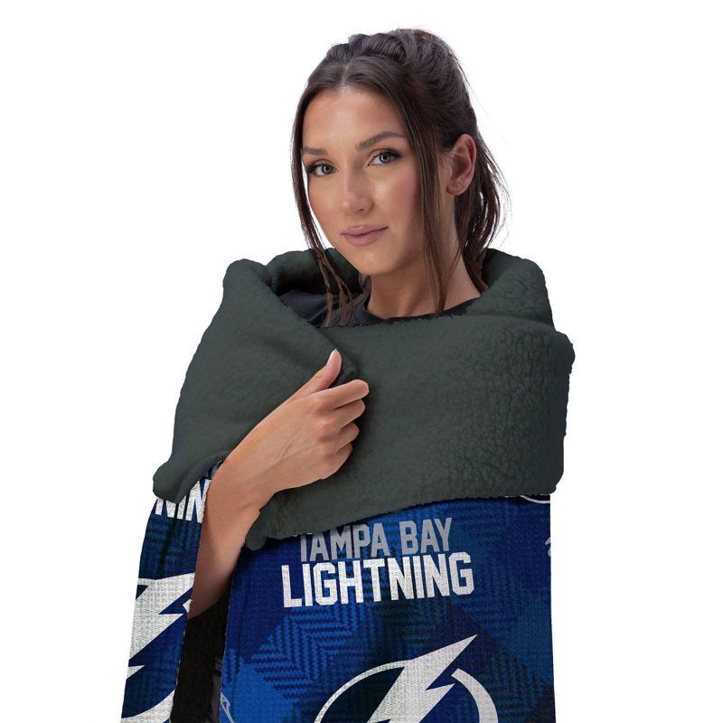 slide 3 of 3, NHL Tampa Bay Lightning 60"x70" Uplift Chenille Throw Blanket, 1 ct