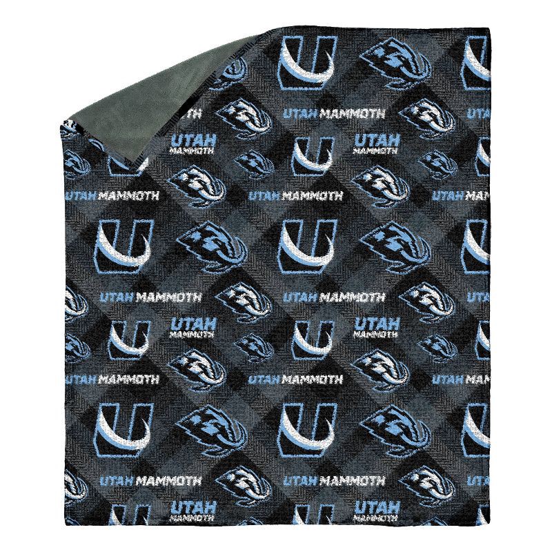 slide 2 of 4, NHL Utah Hockey Club 60"x70" Uplift Chenille Throw Blanket, 1 ct
