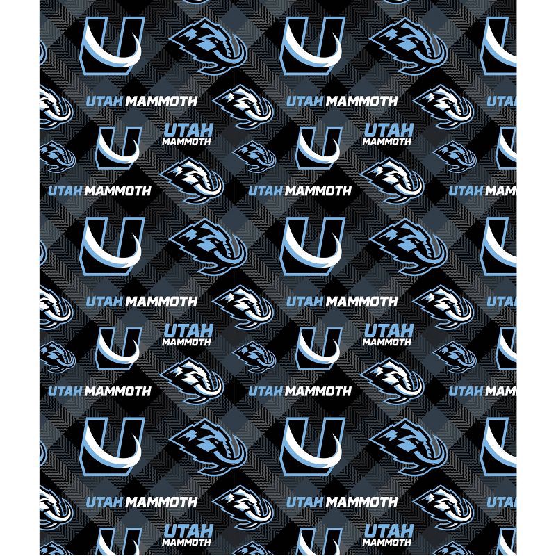 slide 1 of 4, NHL Utah Hockey Club 60"x70" Uplift Chenille Throw Blanket, 1 ct