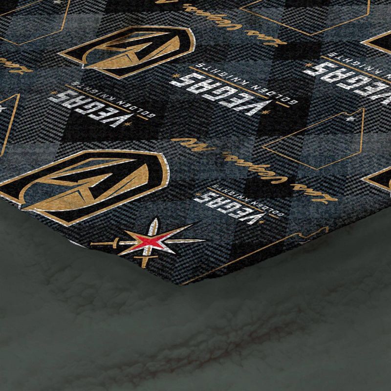 slide 2 of 3, NHL Vegas Golden Knights 60"x70" Uplift Chenille Throw Blanket, 1 ct