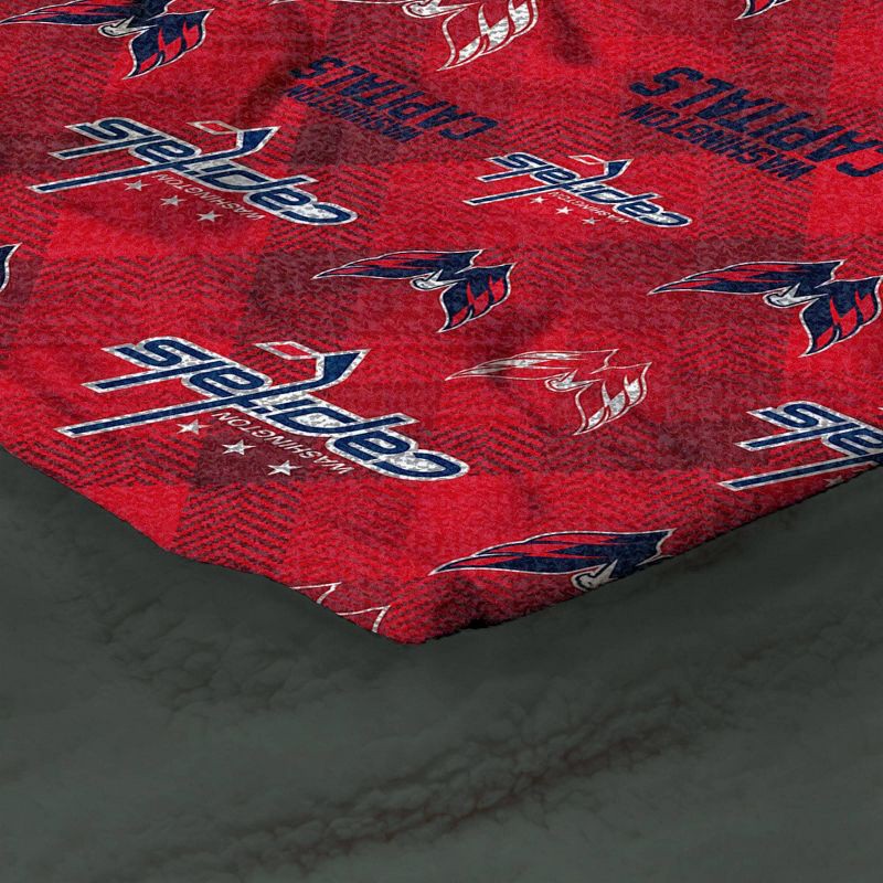 slide 2 of 3, NHL Washington Capitals 60"x70" Uplift Chenille Throw Blanket, 1 ct