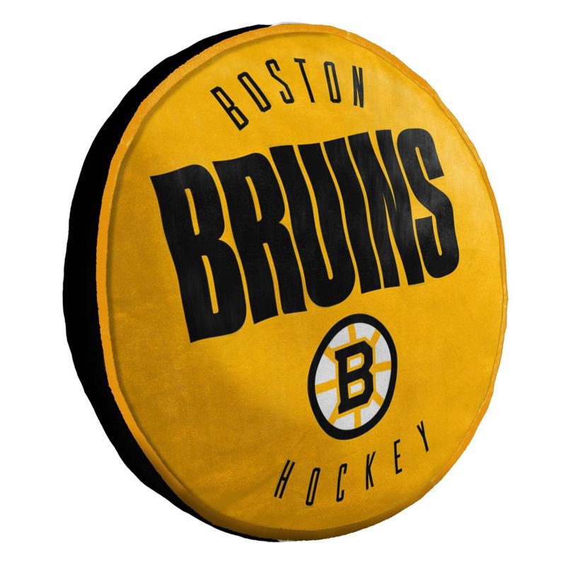 slide 2 of 3, NHL Boston Bruins 15" Title Cloud Pillow, 1 ct