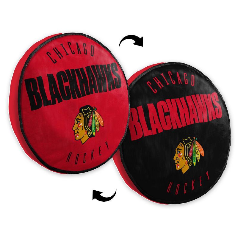 slide 3 of 3, NHL Chicago Blackhawks 15" Title Cloud Pillow, 1 ct