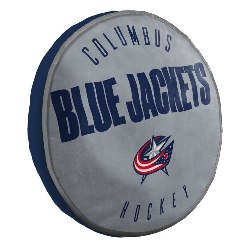 slide 2 of 3, NHL Columbus Blue Jackets 15" Title Cloud Pillow, 1 ct