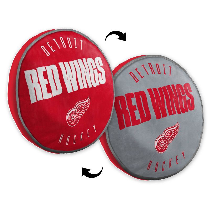 slide 3 of 3, NHL Detroit Red Wings 15" Title Cloud Pillow, 1 ct