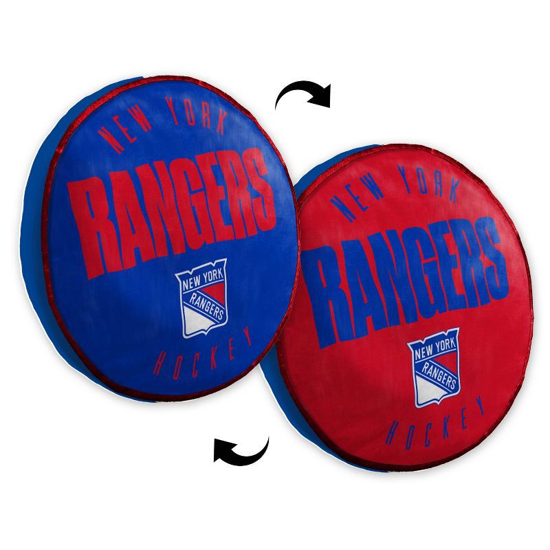 slide 3 of 3, NHL New York Rangers 15" Title Cloud Pillow, 1 ct