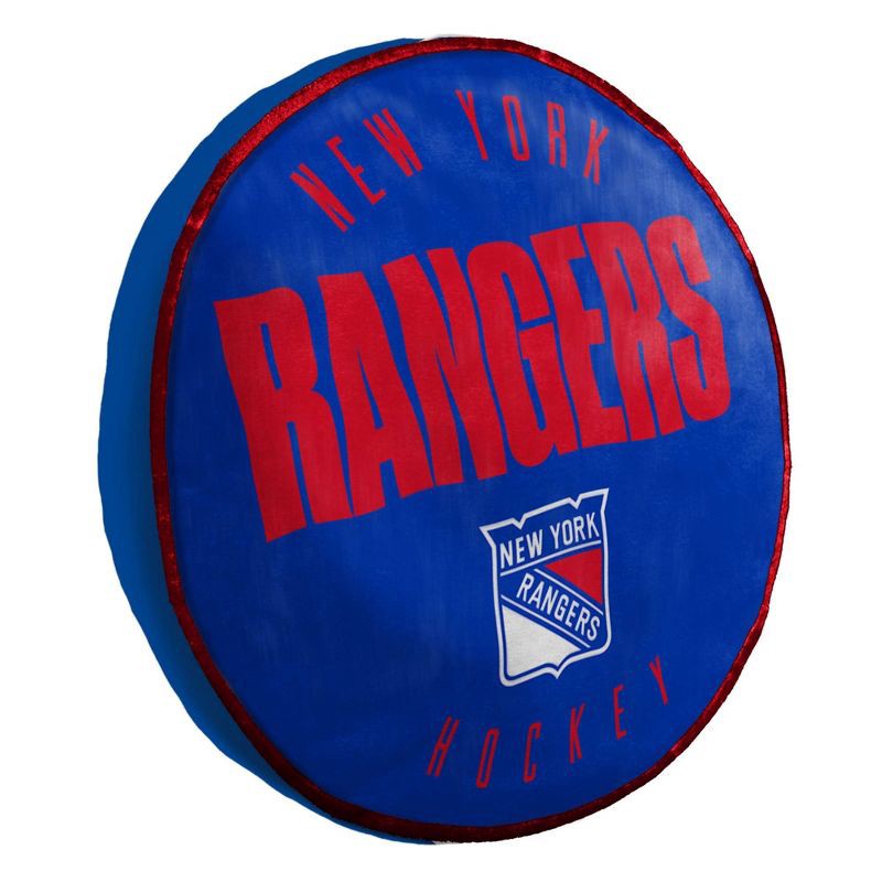 slide 1 of 3, NHL New York Rangers 15" Title Cloud Pillow, 1 ct