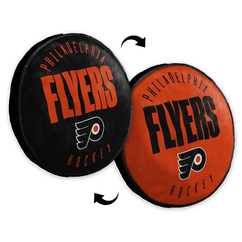 slide 3 of 3, NHL Philadelphia Flyers 15" Title Cloud Pillow, 1 ct