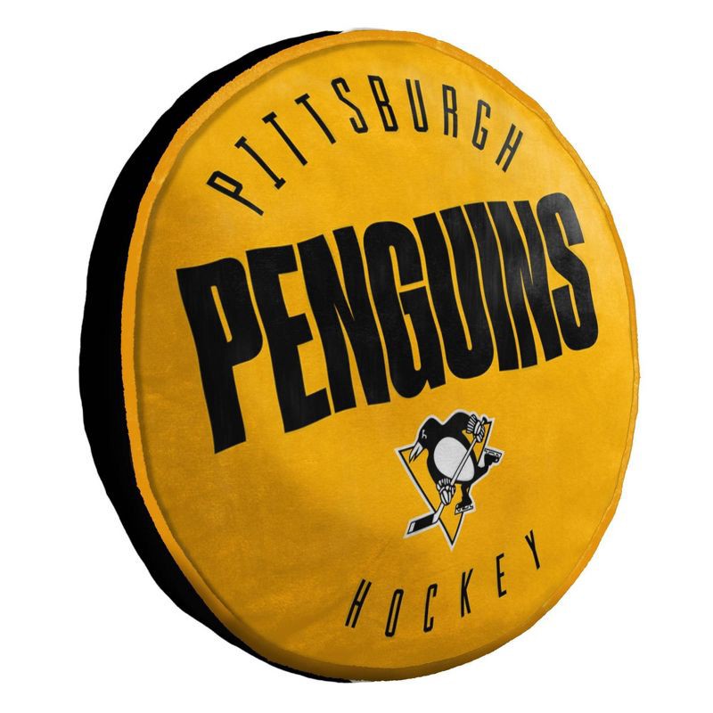 slide 2 of 3, NHL Pittsburgh Penguins 15" Title Cloud Pillow, 1 ct