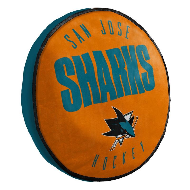 slide 2 of 3, NHL San Jose Sharks 15" Title Cloud Pillow, 1 ct