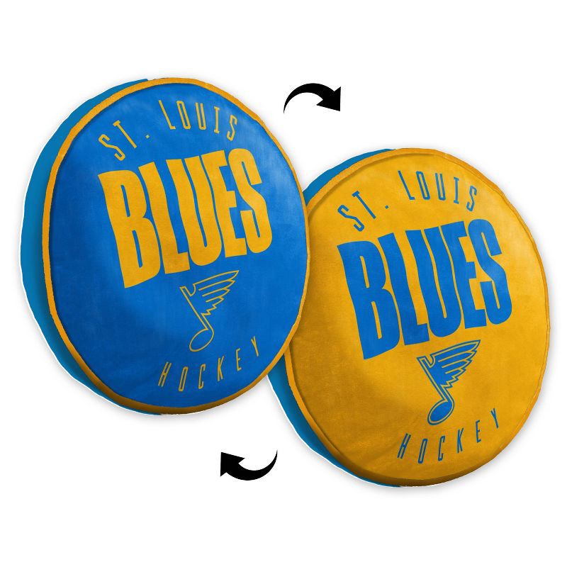 slide 3 of 3, NHL St. Louis Blues 15" Title Cloud Pillow, 1 ct