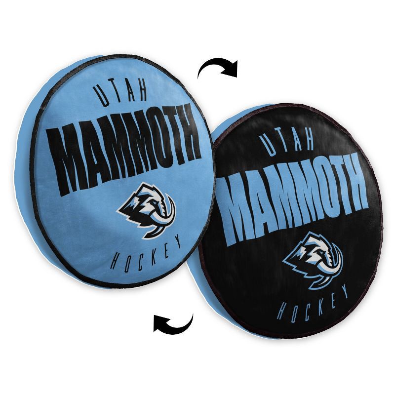 slide 3 of 3, NHL Utah Hockey Club 15" Title Cloud Pillow, 1 ct
