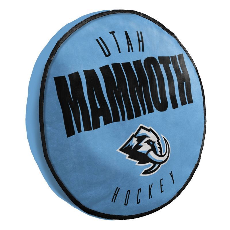 slide 1 of 3, NHL Utah Hockey Club 15" Title Cloud Pillow, 1 ct