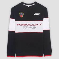 Men's Formula 1 Crewneck Pullover Sweatshirt - Black L