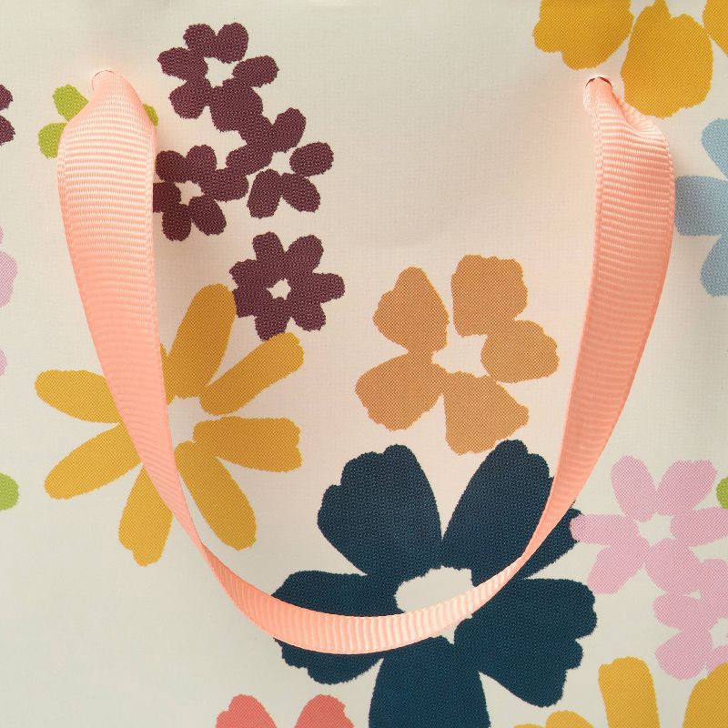 slide 3 of 3, Small Floral Gift Bag Colorful - Spritz™, 1 ct