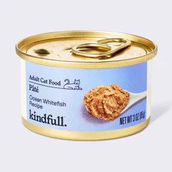 Ocean Whitefish Recipe Pate Adult Cat Food - Kindfull™ 3oz