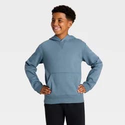 Boys' Fleece Pullover Hoodie - All In Motion™ Blue S