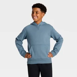 Boys' Fleece Pullover Hoodie - All In Motion™ Blue L