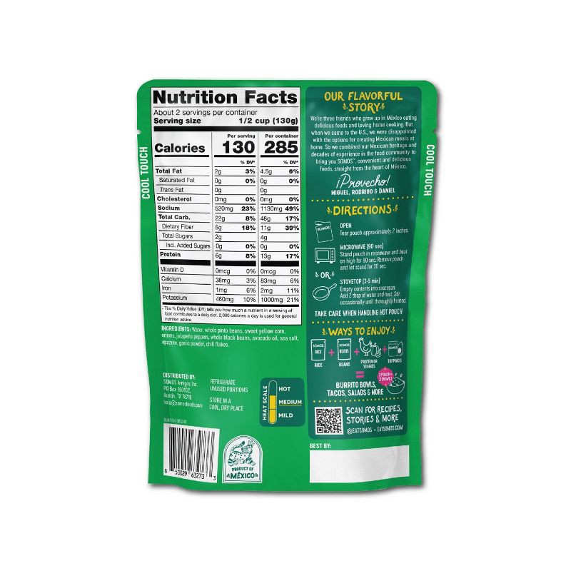 slide 2 of 4, SOMOS FOODS Mexican Street Corn Beans - 10oz, 10 oz