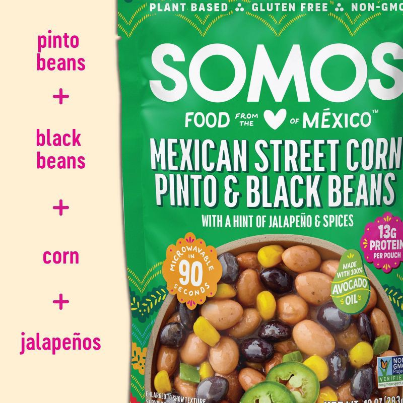 slide 4 of 4, SOMOS FOODS Mexican Street Corn Beans - 10oz, 10 oz