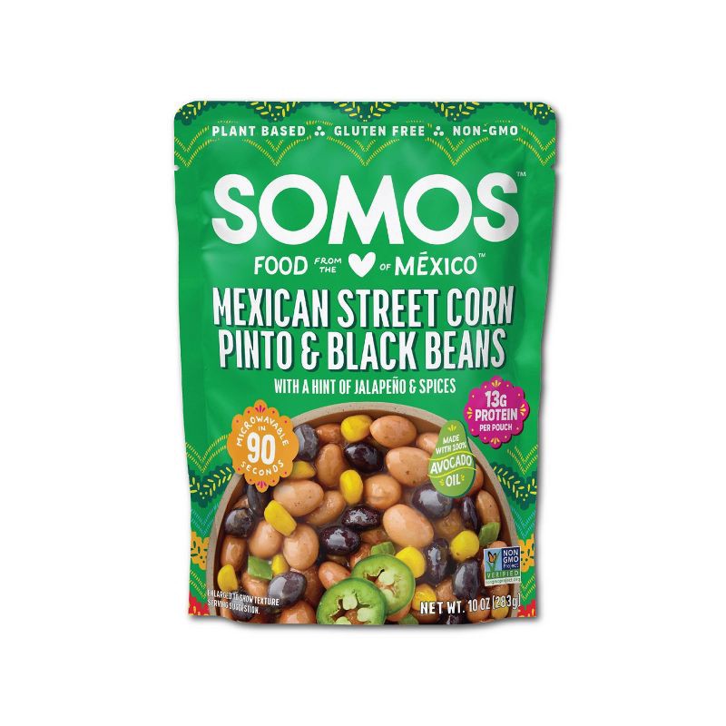 slide 1 of 4, SOMOS FOODS Mexican Street Corn Beans - 10oz, 10 oz