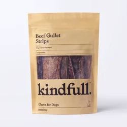Beef Gullet Strips Dog Chews - Kindfull™ 8oz/15ct