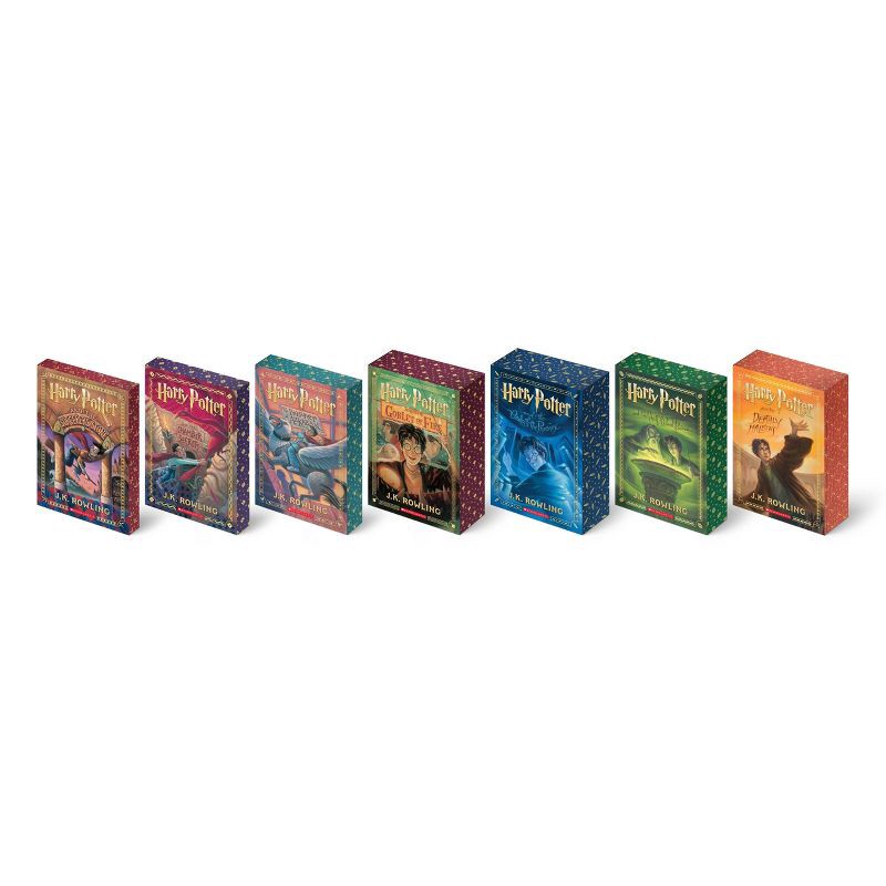 slide 2 of 2, Scholastic Harry Potter Box Set Books 1-7 Stenciled Edges - by J. K. Rowling (Paperback), 1 ct