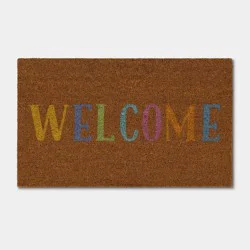Easter Welcome Coir Doormat Natural - Room Essentials™