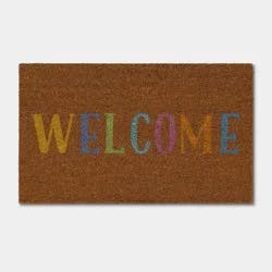 Easter Welcome Coir Doormat Natural - Room Essentials™